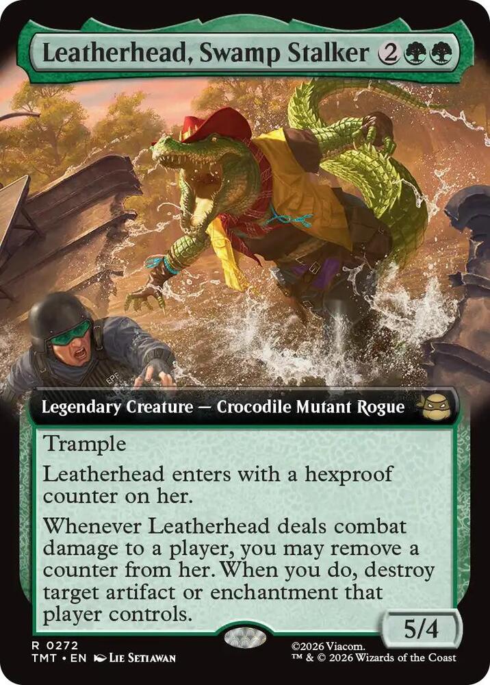 Leatherhead, Swamp Stalker 272 (Teenage Mutant Ninja Turtles)  - Extended Art | Good Games Morley