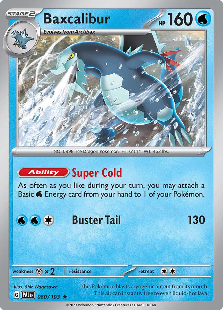 Baxcalibur 060/193 (SV02: Paldea Evolved)  - Holofoil | Good Games Morley