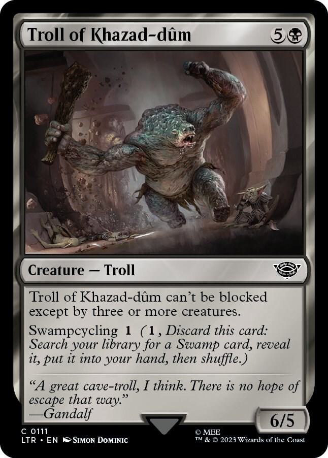 Troll of Khazad-dûm 111 (Universes Beyond: The Lord of the Rings: Tales of Middle-earth)  | Good Games Morley