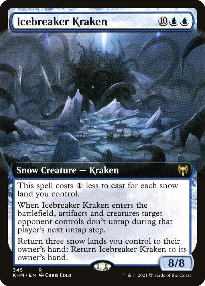 Icebreaker Kraken 345 (Kaldheim)  - Extended Art Foil | Good Games Morley