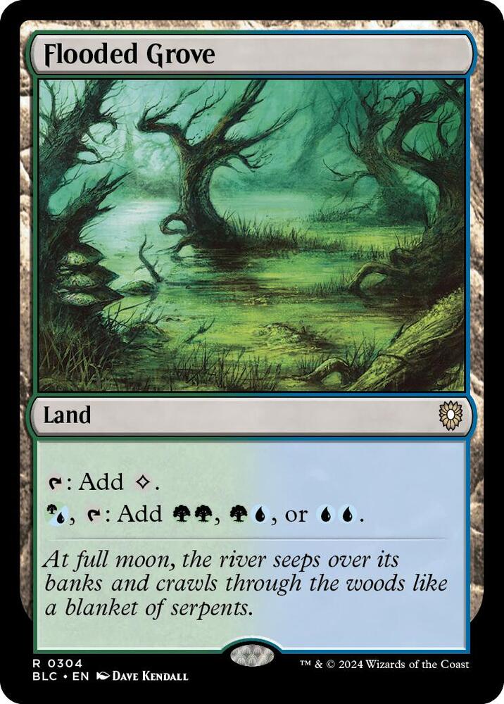 Flooded Grove 304 (Commander: Bloomburrow)  | Good Games Morley