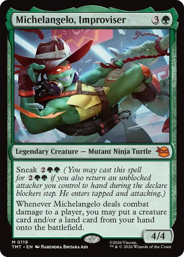 Michelangelo Improviser 119 (Teenage Mutant Ninja Turtles)  | Good Games Morley
