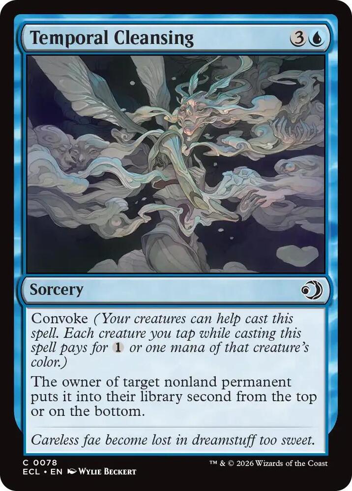 Temporal Cleansing 78/273 (Lorwyn Eclipsed)  - Foil | Good Games Morley