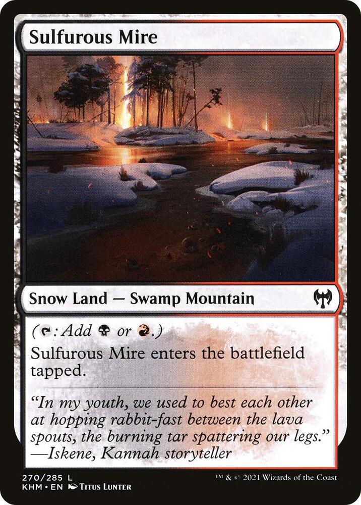 Sulfurous Mire 270/285 (Kaldheim)  - Foil | Good Games Morley