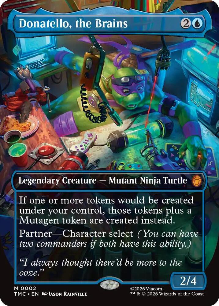 Donatello the Brains 0002 Borderless 2 (Commander: Teenage Mutant Ninja Turtles)  | Good Games Morley