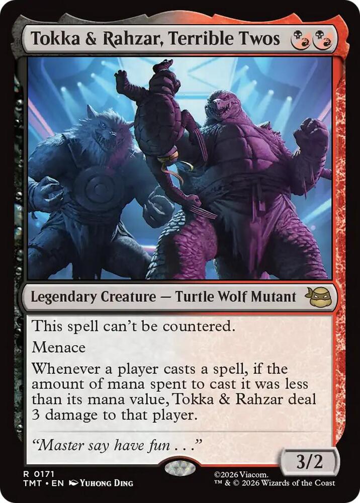 Tokka and Rahzar, Terrible Twos 171/190 (Teenage Mutant Ninja Turtles)  - Foil | Good Games Morley