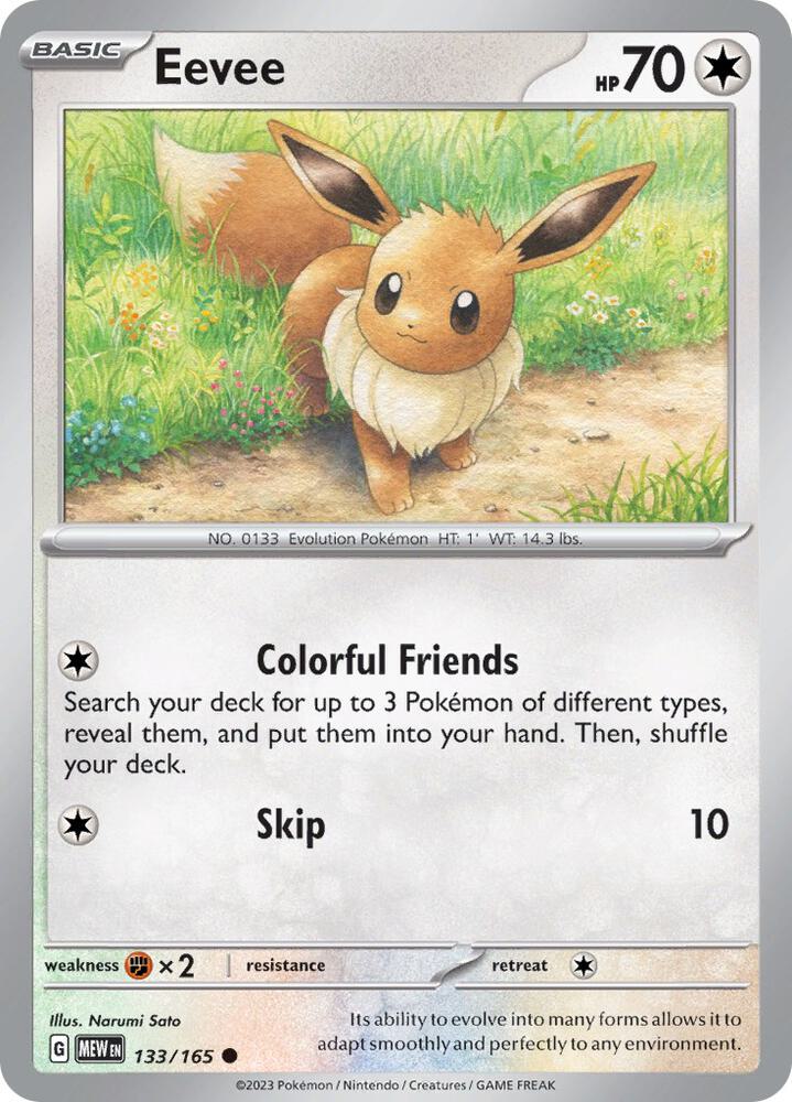 Eevee 133/165 (SV: Scarlet & Violet 151)  | Good Games Morley