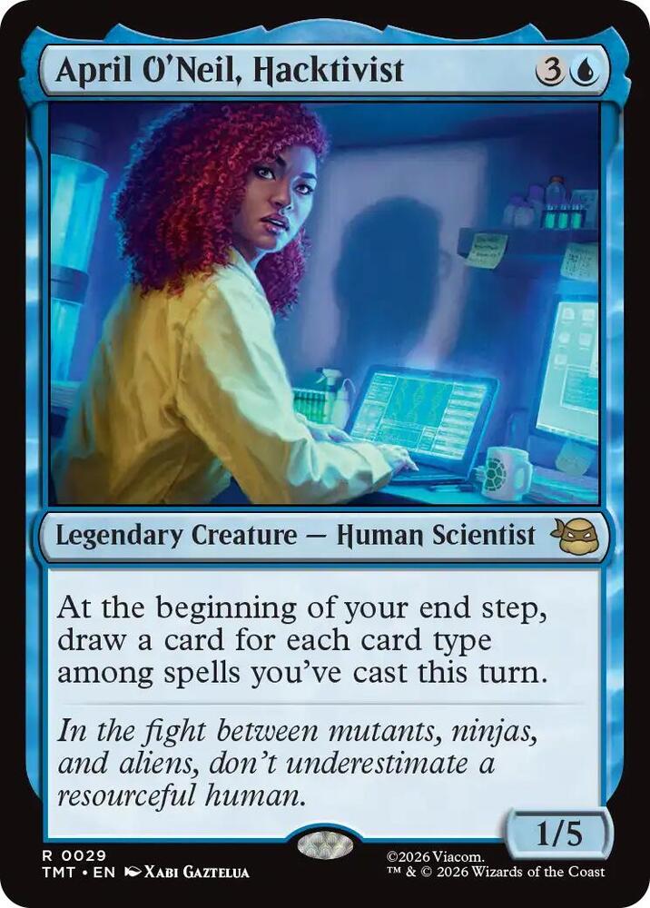 April O'Neil, Hacktivist 29/190 (Teenage Mutant Ninja Turtles)  | Good Games Morley