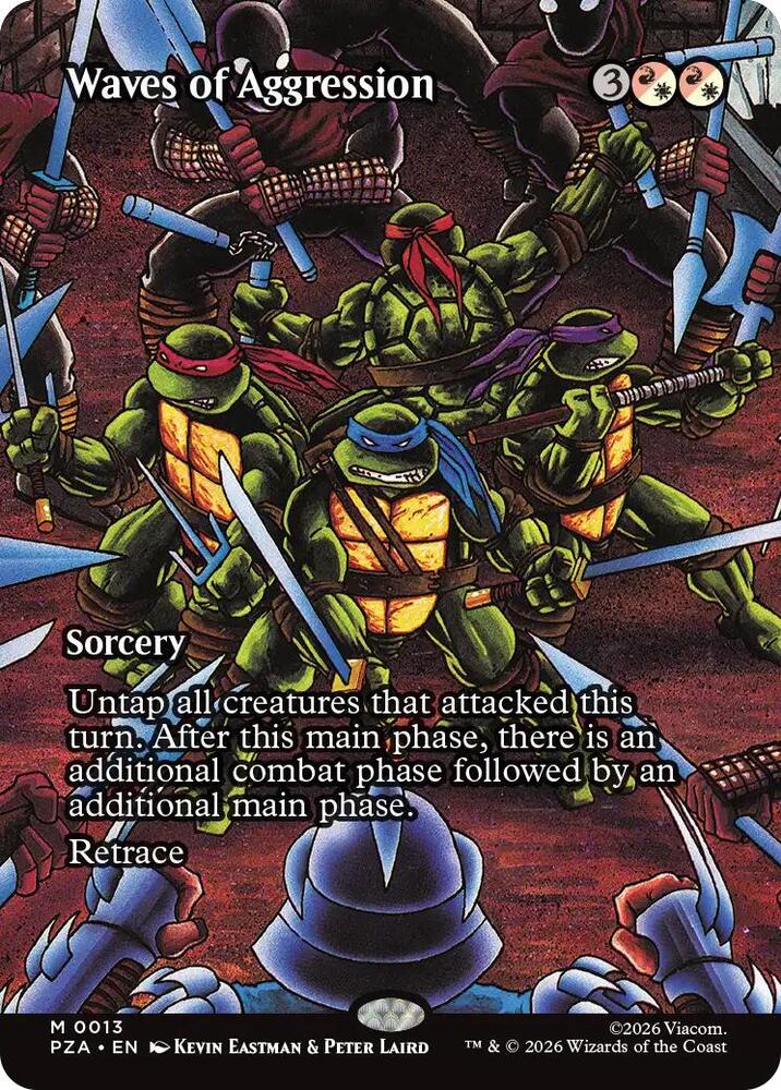 Waves of Aggression 13 (Teenage Mutant Ninja Turtles Source Material)  - Borderless | Good Games Morley