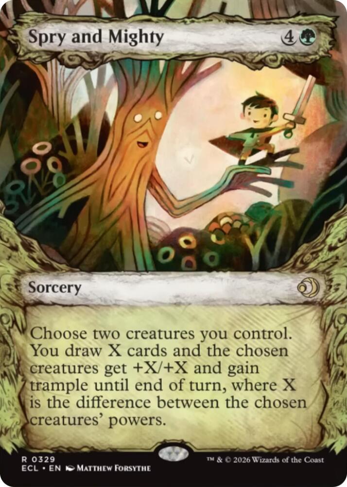 Spry and Mighty 329/273 (Lorwyn Eclipsed)  - Showcase | Good Games Morley