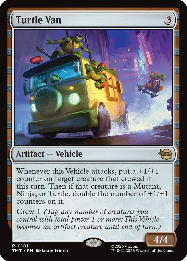Turtle Van 181/190 (Teenage Mutant Ninja Turtles)  | Good Games Morley