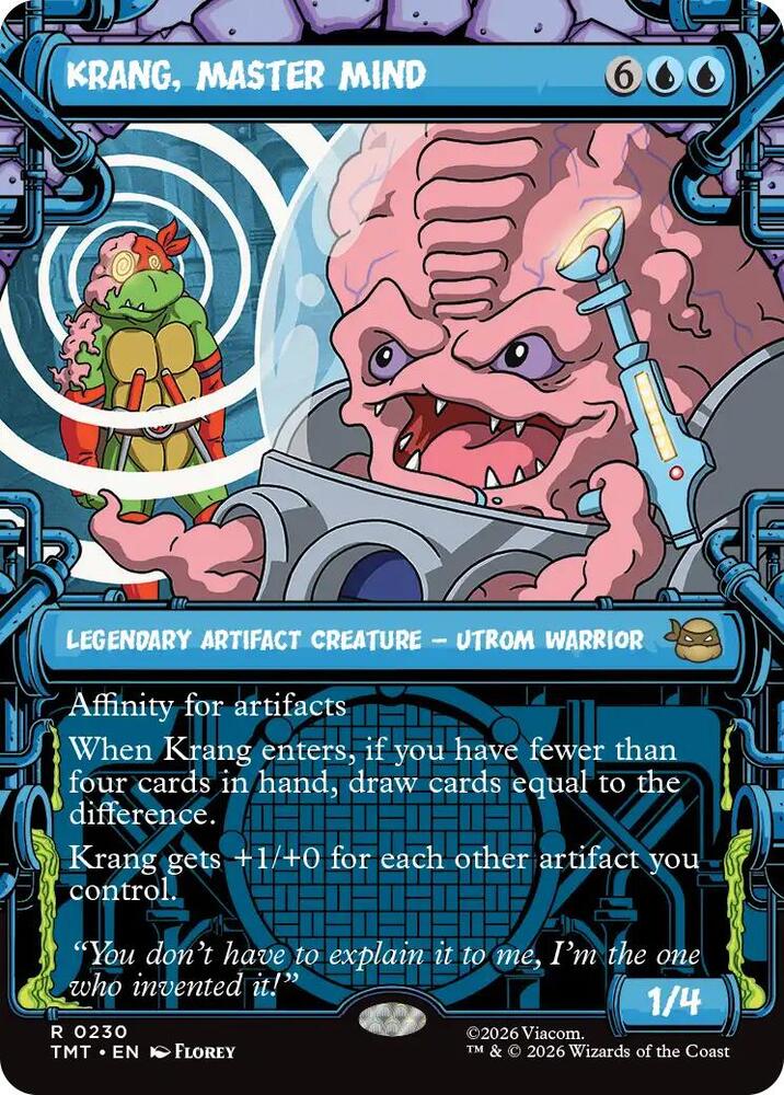 Krang Master Mind Showcase 230 (Teenage Mutant Ninja Turtles)  - Showcase | Good Games Morley