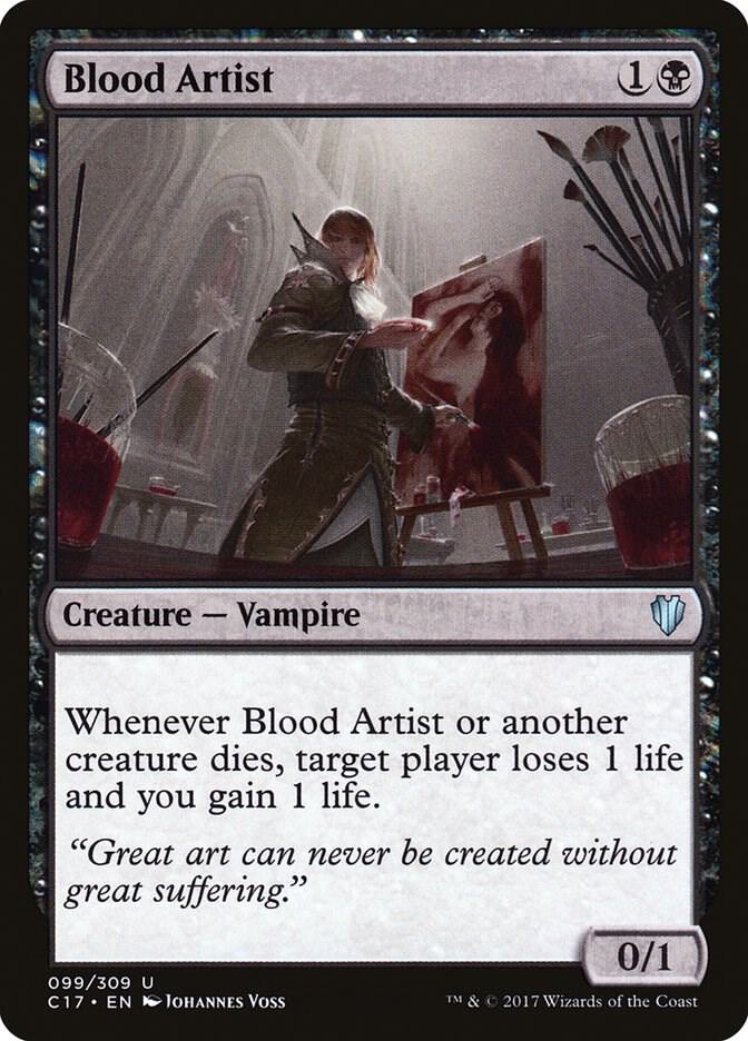 Blood Artist 99/309 (Commander 2017)  | Good Games Morley