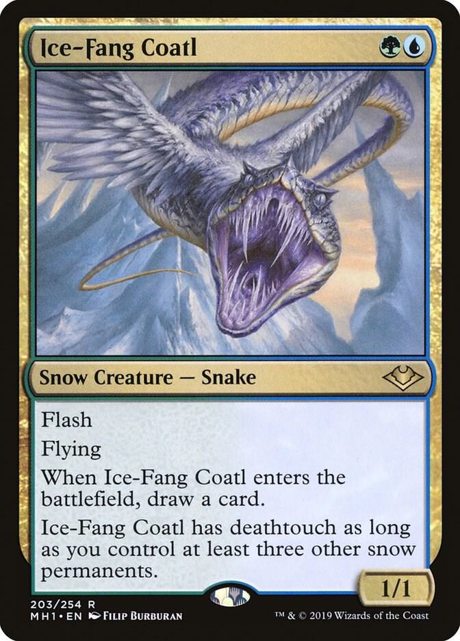 Ice-Fang Coatl 203 (Modern Horizons)  | Good Games Morley
