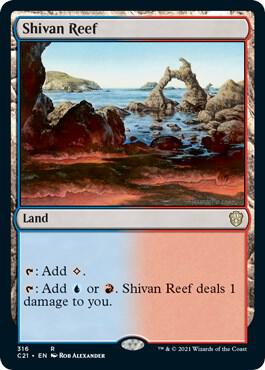 Shivan Reef 316/81 (Commander 2021)  | Good Games Morley