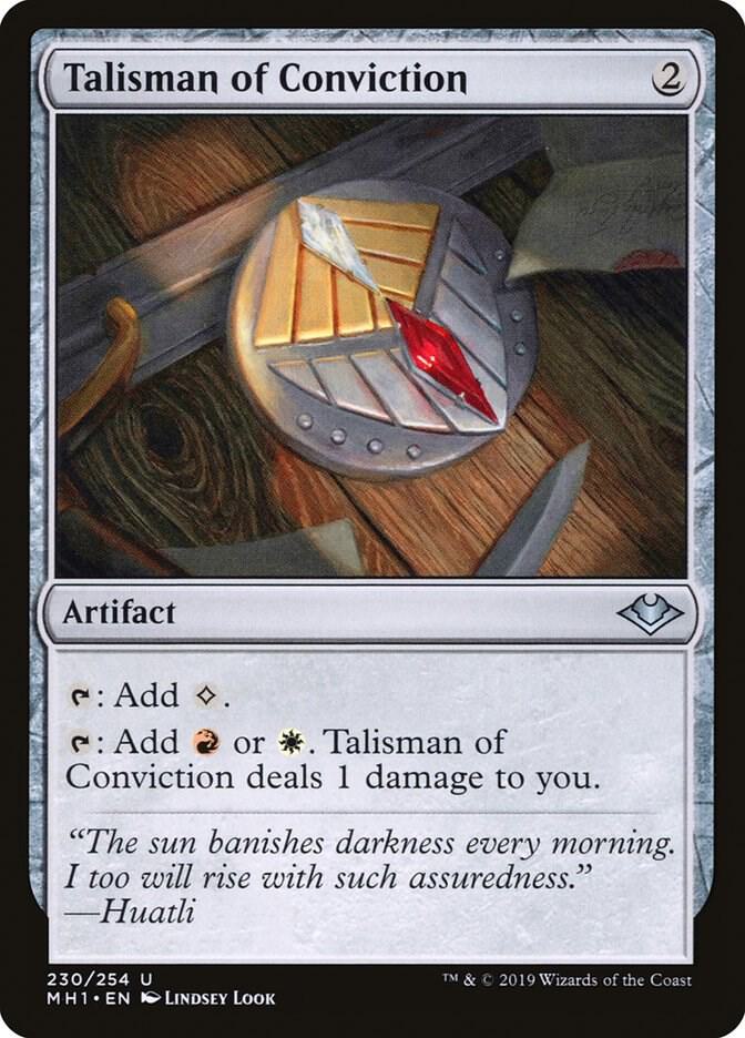 Talisman of Conviction 230/254 (Modern Horizons)  - Foil | Good Games Morley