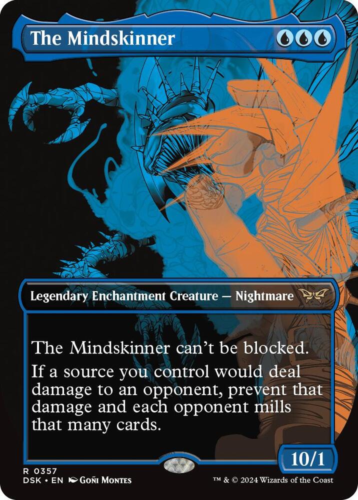 The Mindskinner 357 (Duskmourn: House of Horror)  - Borderless | Good Games Morley