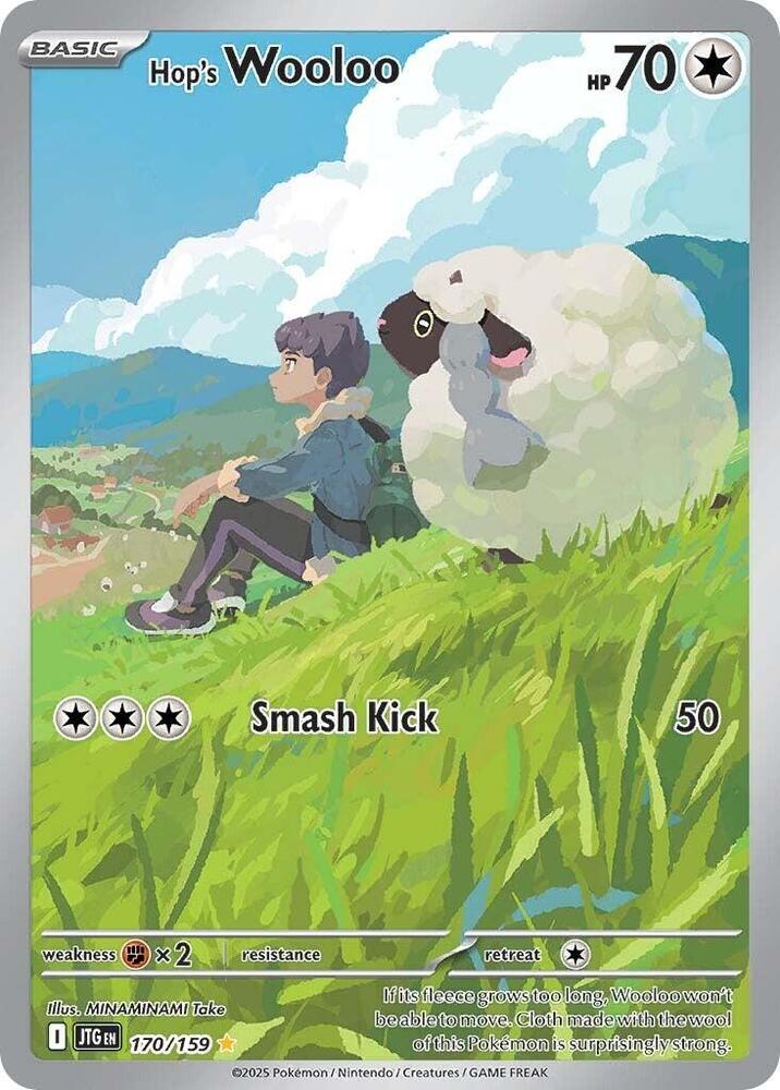 Hop's Wooloo 170/159 (SV09: Journey Together)  - Holofoil | Good Games Morley