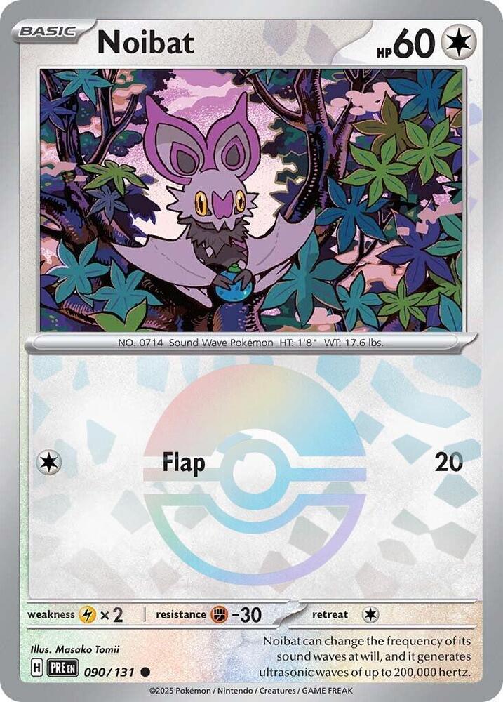 Noibat 090/131 (SV: Prismatic Evolutions)  - Poke Ball Holofoil | Good Games Morley