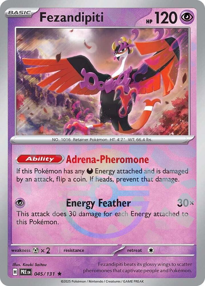 Fezandipiti 045/131 (SV: Prismatic Evolutions)  - Poke Ball Holofoil | Good Games Morley