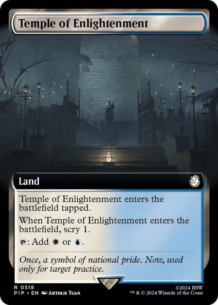 Temple of Enlightenment 518/326 (Universes Beyond: Fallout)  - Extended Art | Good Games Morley