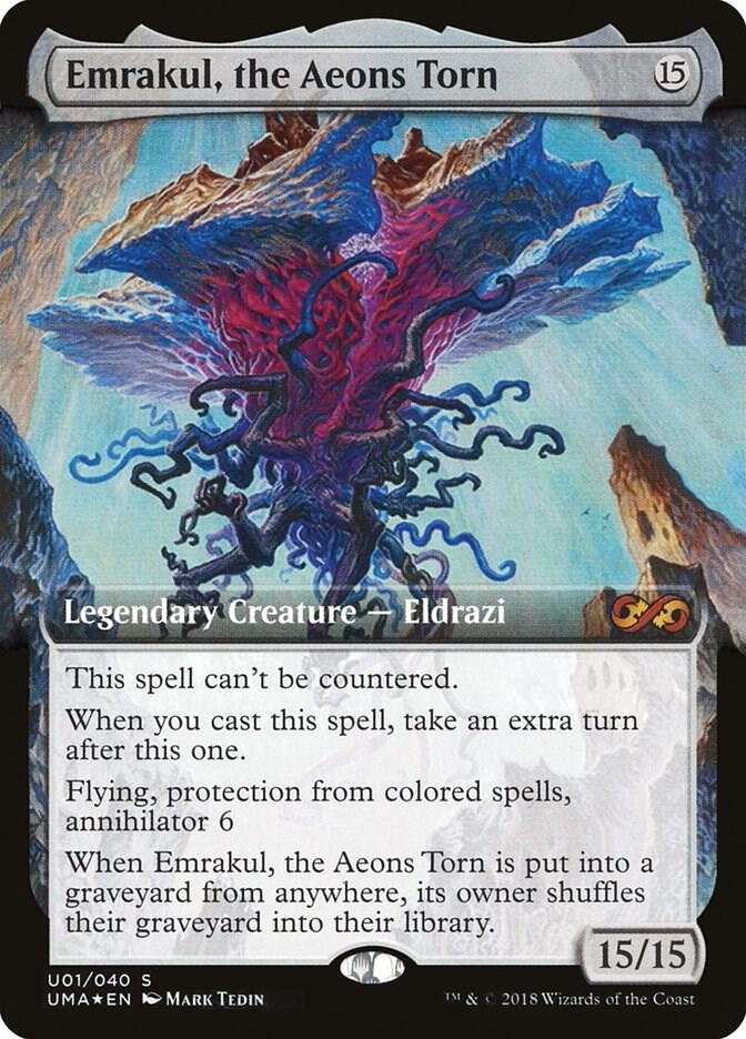 Emrakul, the Aeons Torn 1/40 (Ultimate Masters: Box Toppers)  - Foil | Good Games Morley