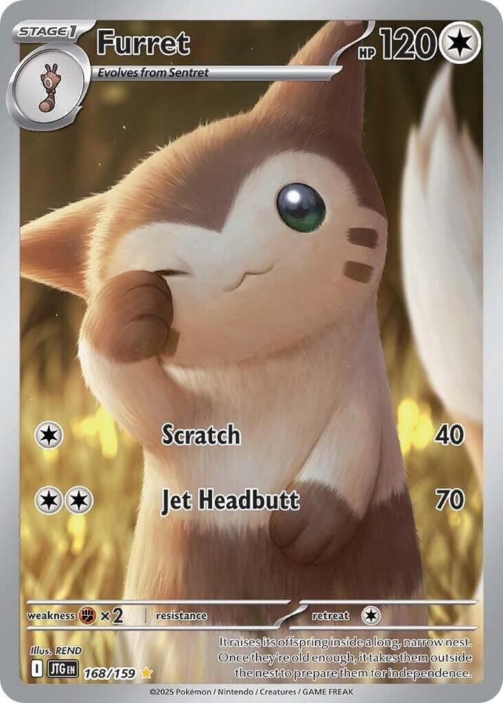 Furret 168/159 (SV09: Journey Together)  - Holofoil | Good Games Morley
