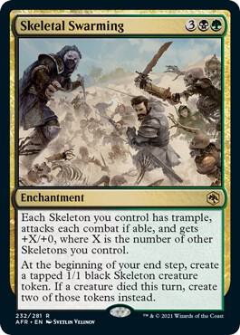 Skeletal Swarming 232 (Adventures in the Forgotten Realms)  - Foil | Good Games Morley