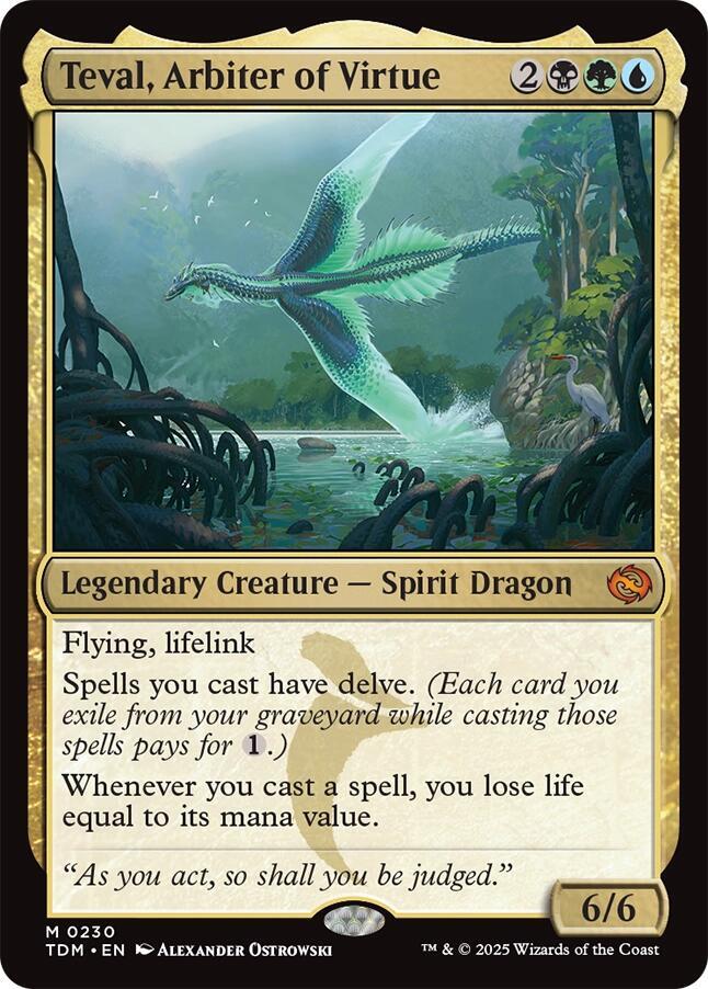 Teval, Arbiter of Virtue 230 (Tarkir: Dragonstorm)  | Good Games Morley