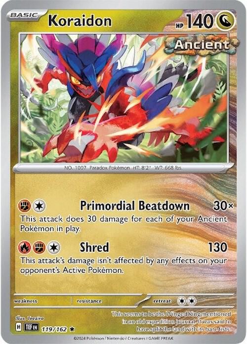 Koraidon 119/162 (SV05: Temporal Forces)  - Holofoil | Good Games Morley