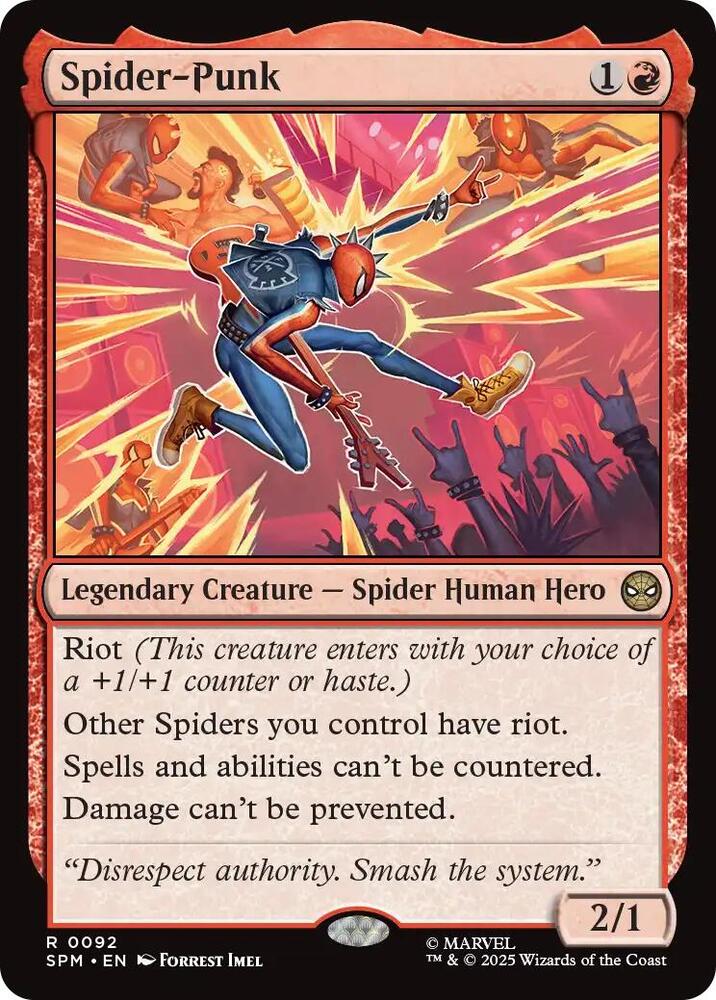 Spider-Punk 92 (Marvel's Spider-Man)  - Foil | Good Games Morley