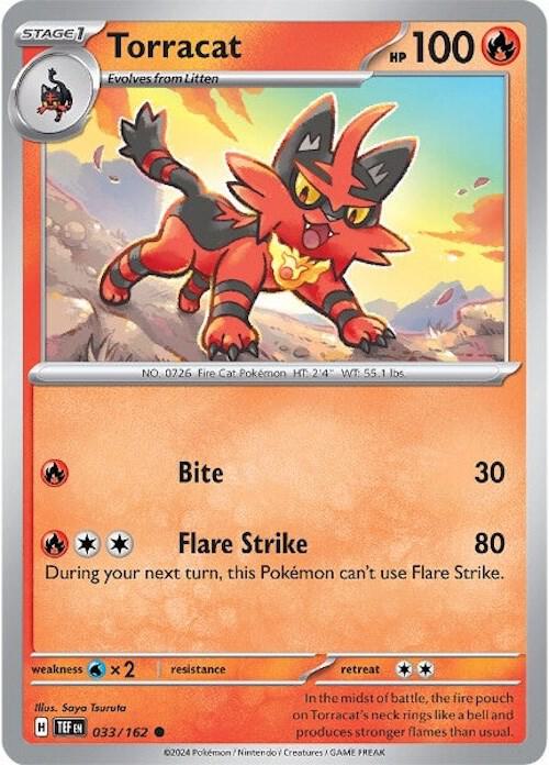 Torracat 033/162 (SV05: Temporal Forces)  - Reverse Holofoil | Good Games Morley
