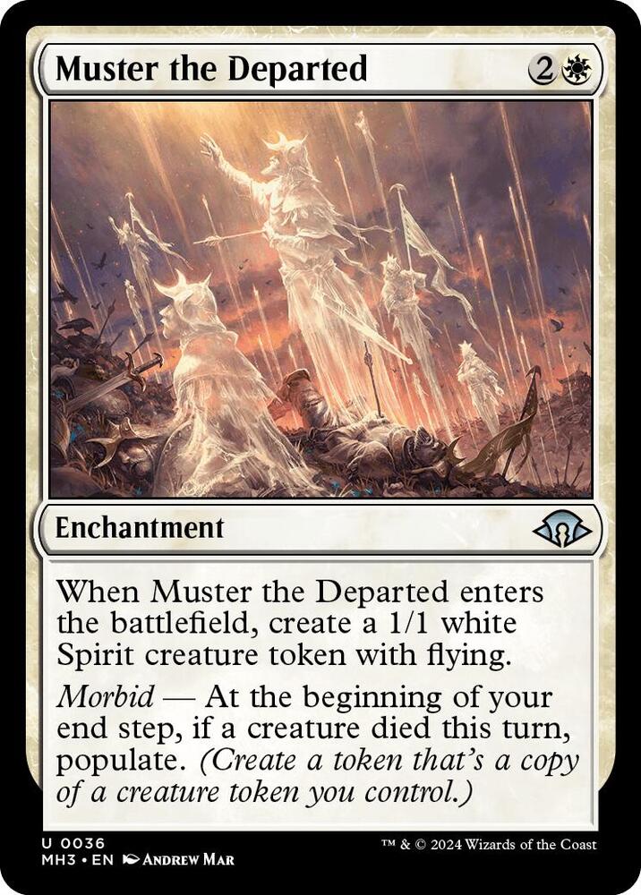 Muster the Departed 36/319 (Modern Horizons 3)  - Foil | Good Games Morley