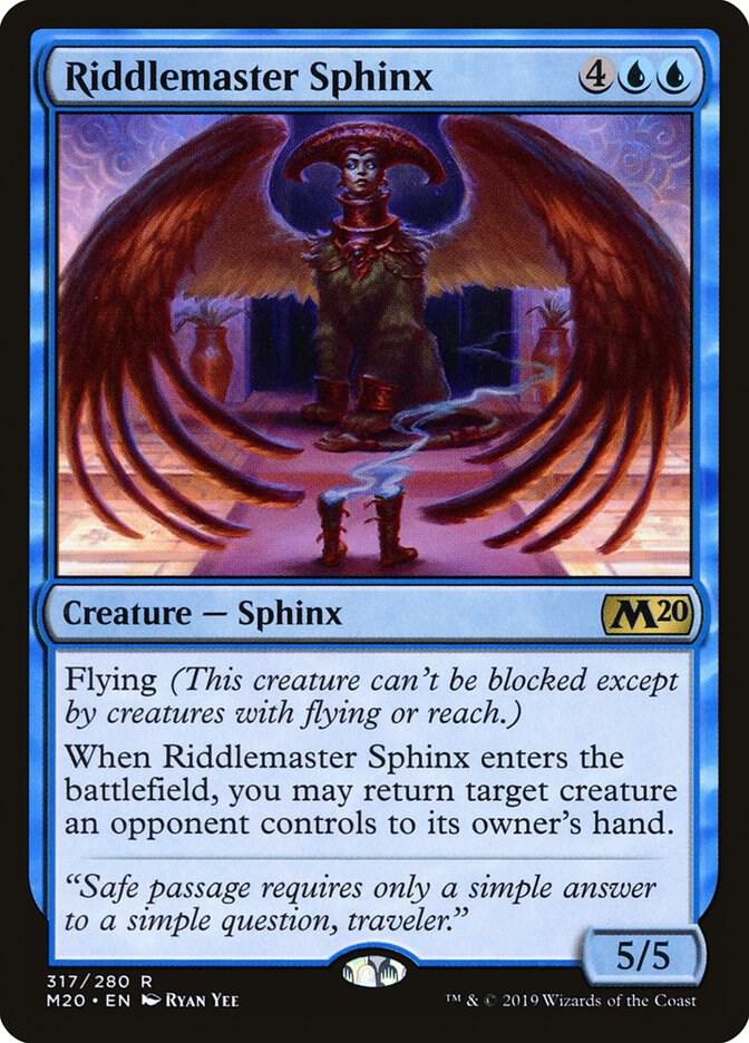 Riddlemaster Sphinx 317/280 (Core Set 2020)  | Good Games Morley
