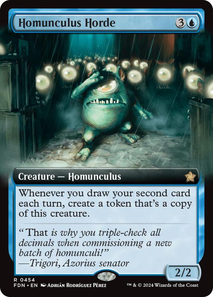 Homunculus Horde 454 (Foundations)  - Extended Art | Good Games Morley