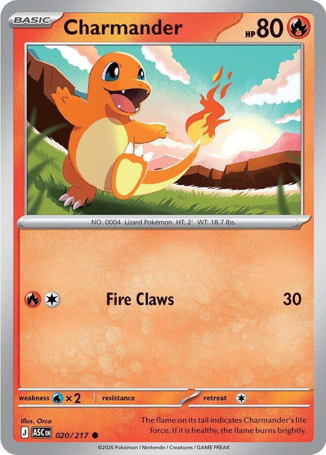 Charmander 020/217 (ME: Ascended Heroes)  | Good Games Morley