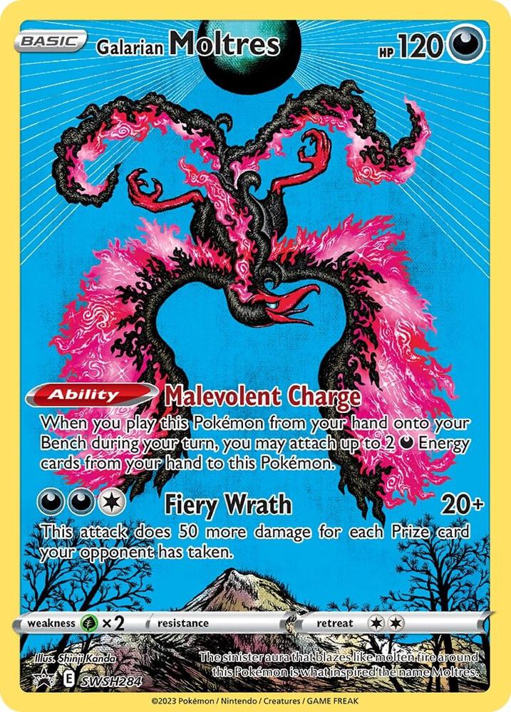 Galarian Moltres SWSH284 (SWSH: Sword & Shield Promo Cards)  - Holofoil | Good Games Morley