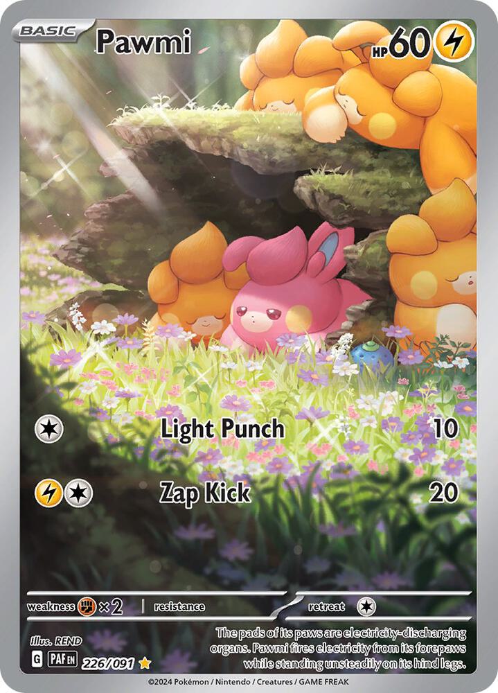 Pawmi 226 091 226/091 (SV: Paldean Fates)  - Holofoil | Good Games Morley