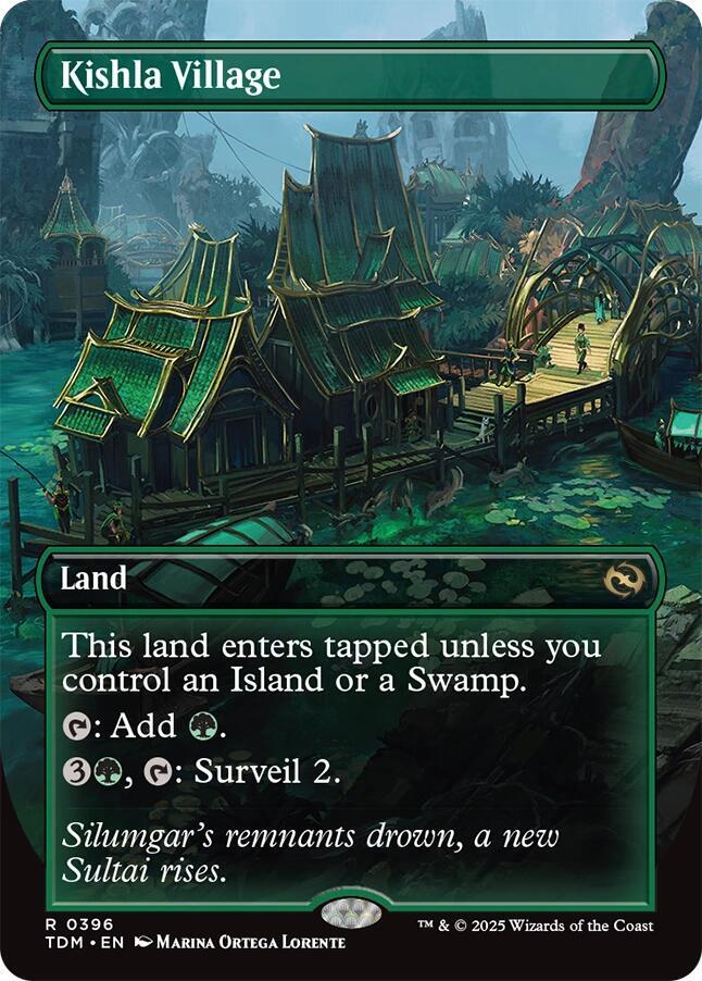 Kishla Village 396/291 (Tarkir: Dragonstorm)  - Borderless | Good Games Morley