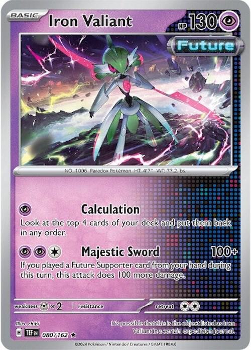 Iron Valiant 080/162 (SV05: Temporal Forces)  - Holofoil | Good Games Morley