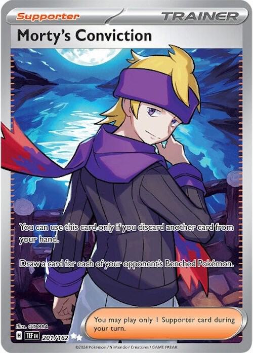 Morty's Conviction 201/162 (SV05: Temporal Forces)  - Holofoil | Good Games Morley