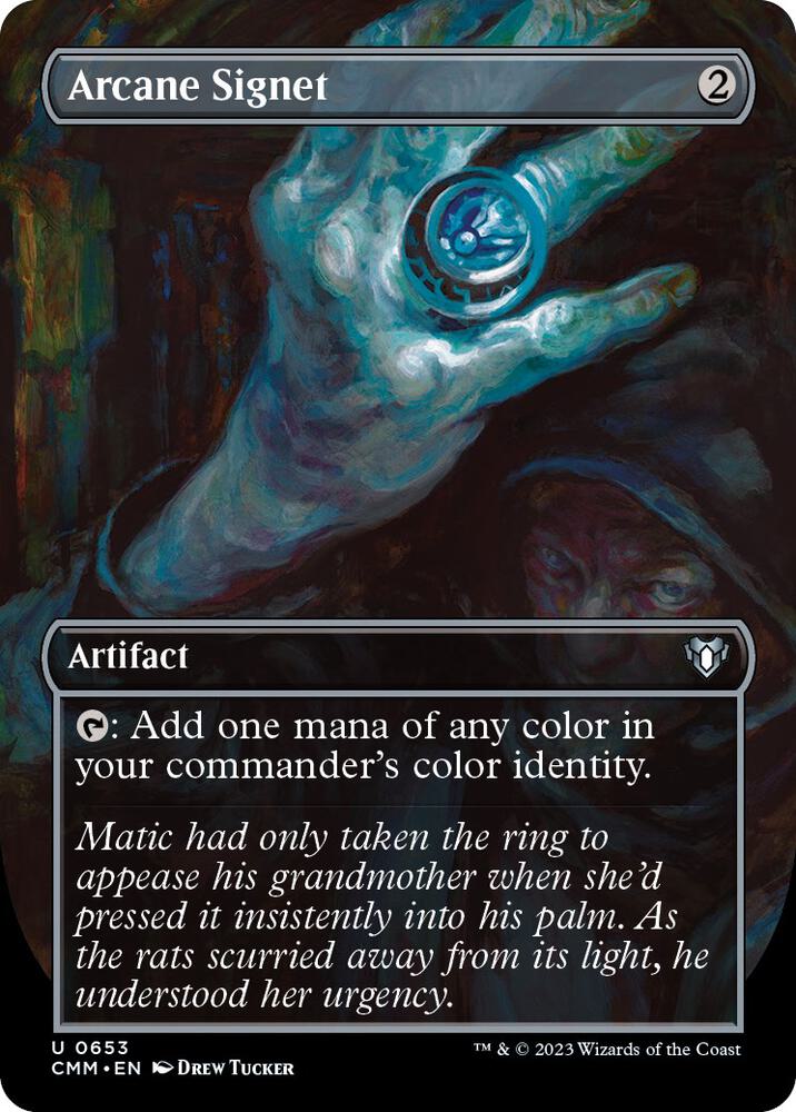 Arcane Signet 653/451 (Commander Masters)  - Borderless | Good Games Morley