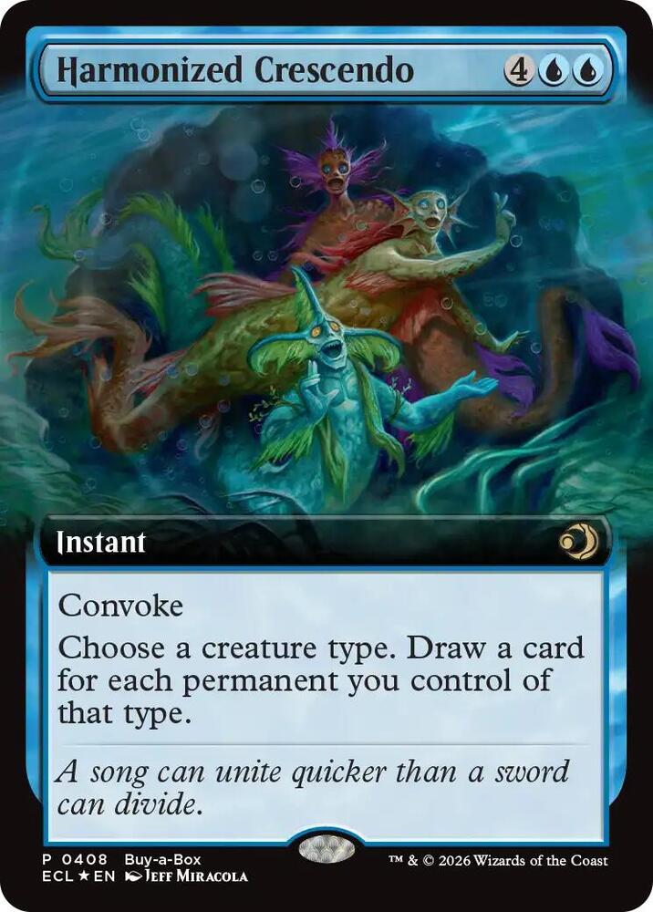Harmonized Crescendo Extended Art 408/408 (Buy-A-Box Promos)  - Foil | Good Games Morley