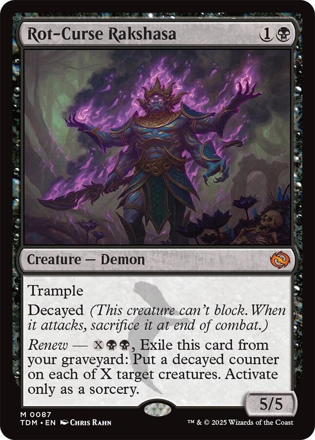 Rot-Curse Rakshasa 87 (Tarkir: Dragonstorm)  | Good Games Morley