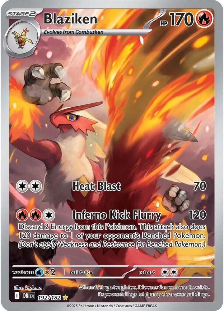 Blaziken 192/182 (SV10: Destined Rivals)  - Holofoil | Good Games Morley