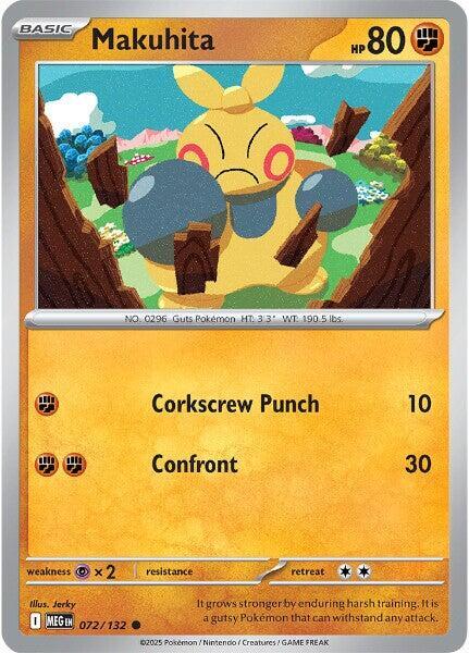 Makuhita 072/132 (ME01: Mega Evolution)  | Good Games Morley