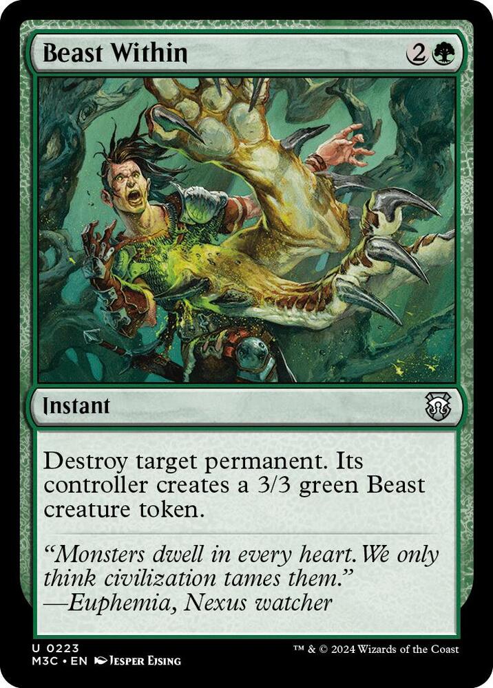 Beast Within 223/411 (Commander: Modern Horizons 3)  | Good Games Morley