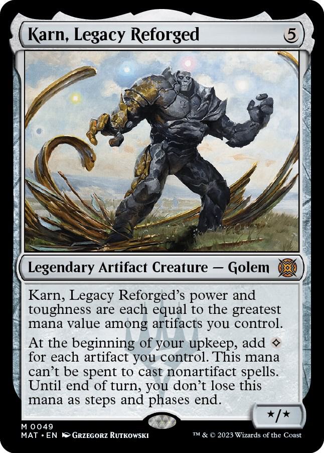 Karn, Legacy Reforged 49/50 (March of the Machine: The Aftermath)  - Foil | Good Games Morley