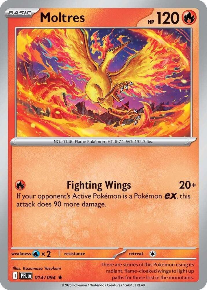Moltres 014/094 (ME02: Phantasmal Flames)  - Holofoil | Good Games Morley