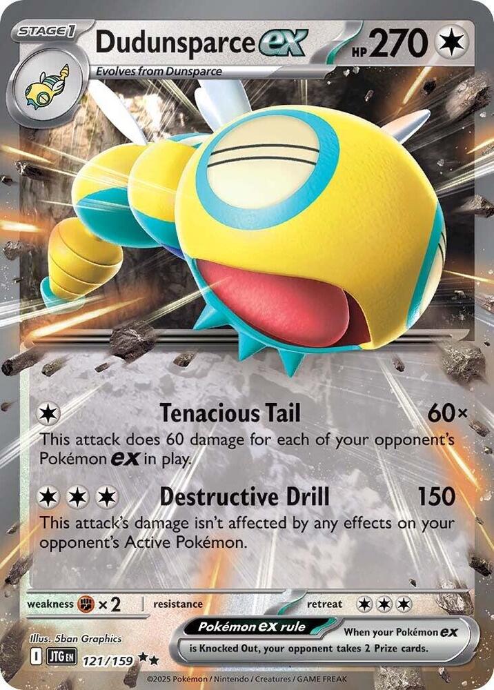 Dudunsparce ex 121/159 (SV09: Journey Together)  - Holofoil | Good Games Morley